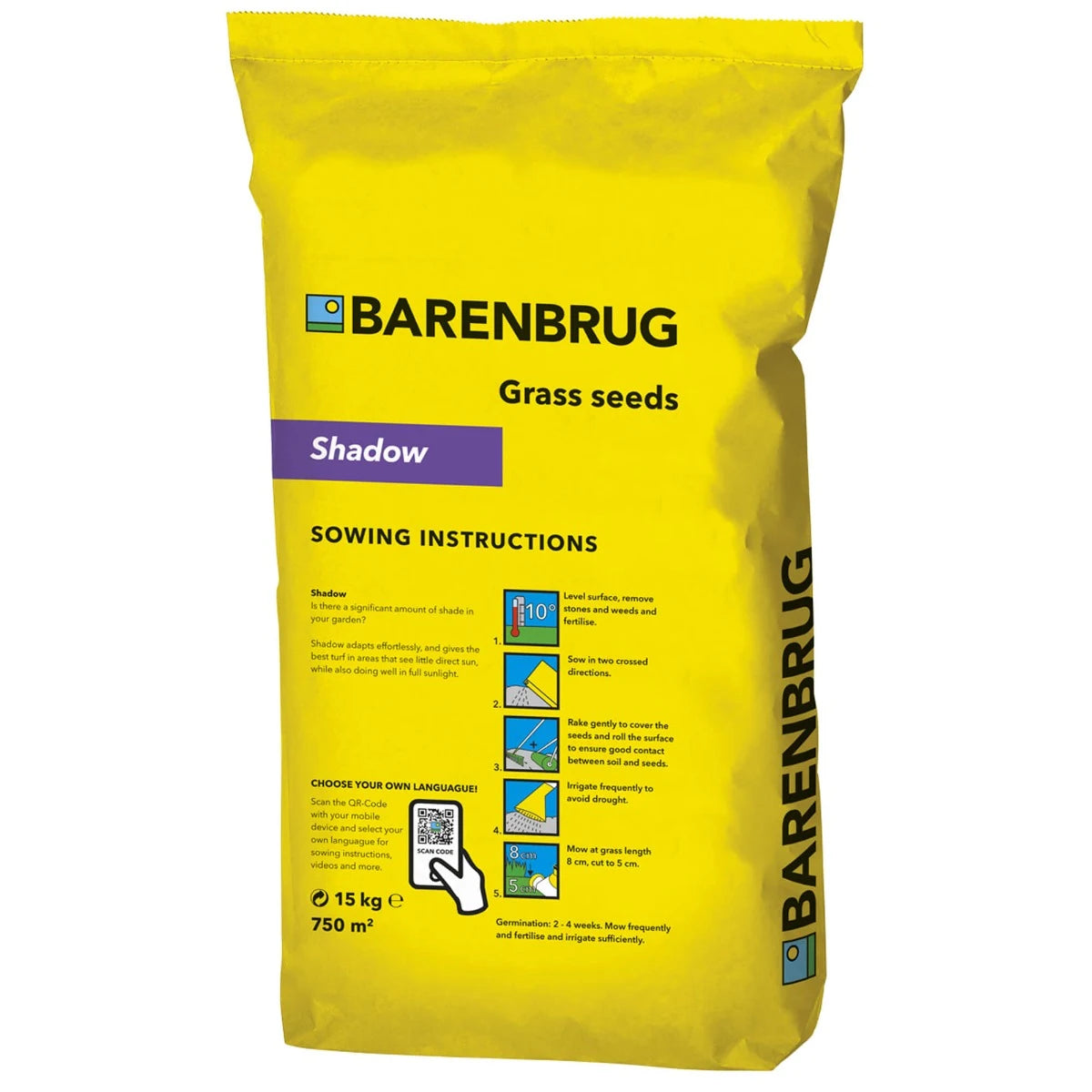 Barenbrug Shadow Rasensamen, 15 kg – Adenandra