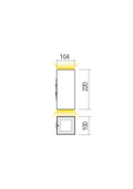 Fișă tehnică HUB - Plafonieră exterior LED 21W