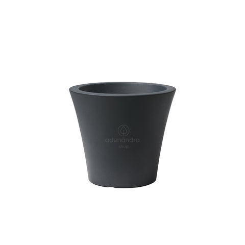 Ghiveci rotund Cratere, Antracit, 91 Litri