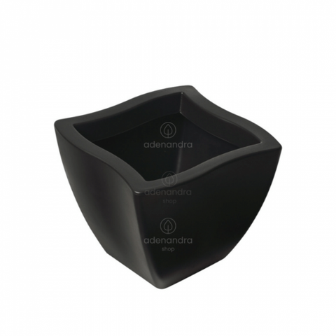 Ghiveci patrat Dorado, Antracit, 35 Litri, h 34 cm