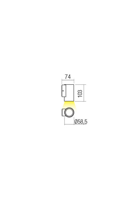 Fișă tehnică RAM - Aplică de exterior LED 4W