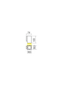 Fișă tehnică QUAD - Aplică de exterior LED 4W