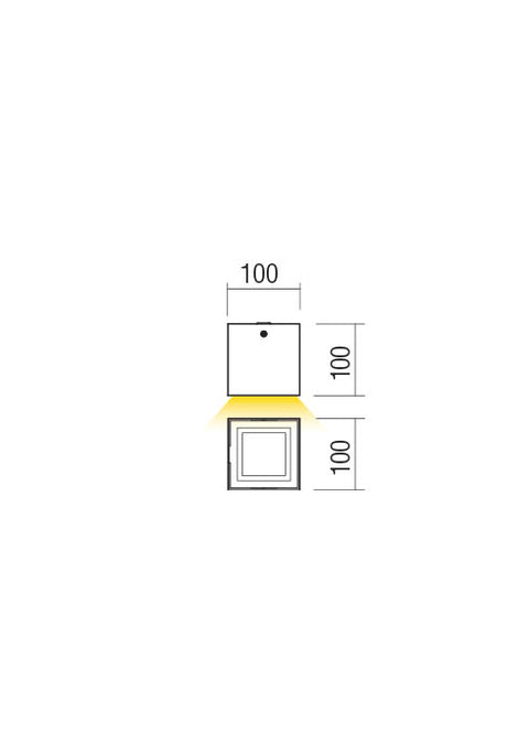Fișă tehnică HUB - Plafonieră de exterior LED 12W