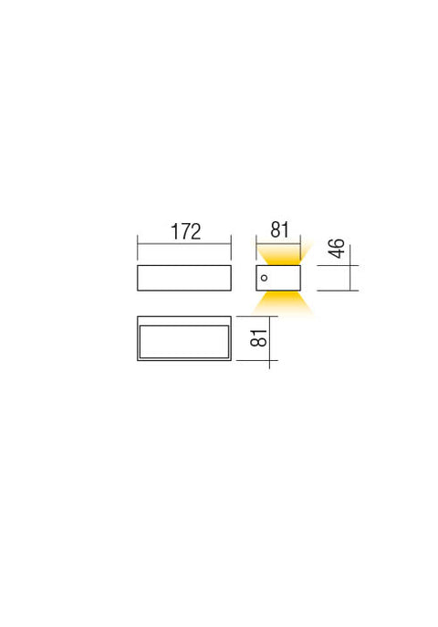 Fișă tehnică LAMPRIS - Aplică de exterior LED 9,5W