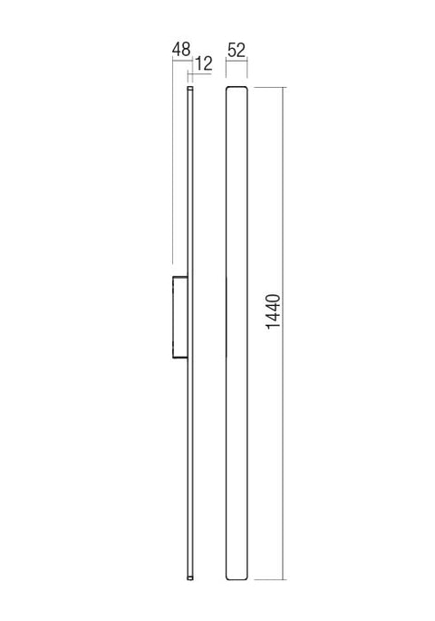 Fișă tehnică REFLEXA - Aplică de exterior LED 24W