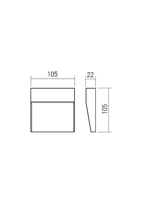 Fișă tehnică LANDER -  - Iluminat trepte LED 3W