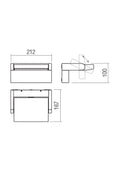 Fișă tehnică FLIP - Aplică de exterior LED 20W