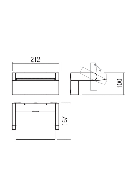 Fișă tehnică FLIP - Aplică de exterior LED 20W