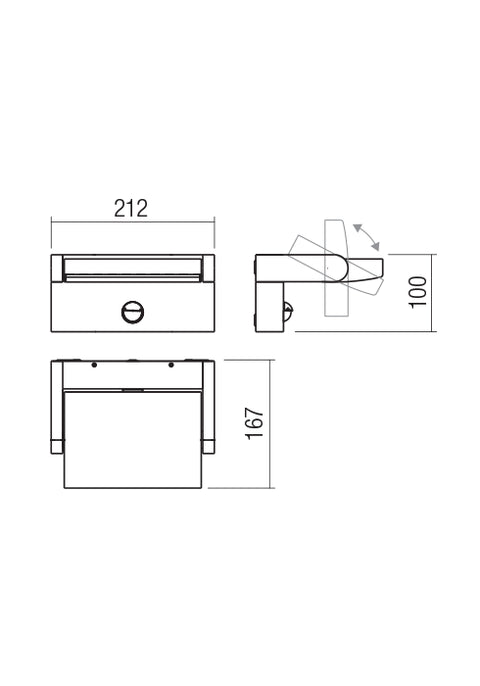 Fișă tehnică FLIP - Aplică de exterior LED 20W