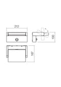 Fișă tehnică FLIP - Aplică de exterior LED 20W