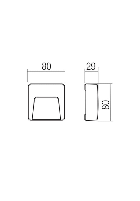 Fișă tehnică HOLOS - Iluminat trepte LED 1.5W