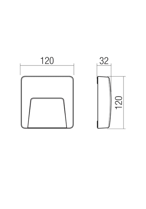 Fișă tehnică HOLOS - Iluminat trepte LED 3W