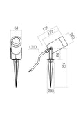 Fișă tehnică TIP - Proiector LED, GU10