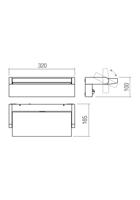 Fișă tehnică FLIP - Aplică de exterior LED 40W