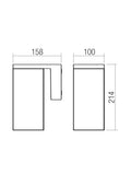 Fișă tehnică KUB - Aplică de exterior LED 24W