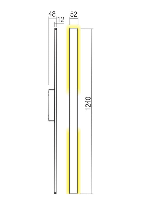 Fișă tehnică REFLEXA - Aplică de exterior LED 20W