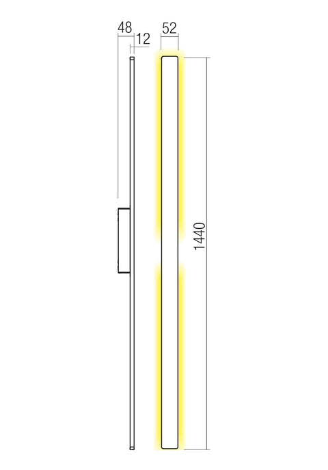 Fișă tehnică REFLEXA - Aplică de exterior LED 24W
