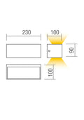 Fișă tehnică LAMPRIS - Aplică de exterior LED 13W