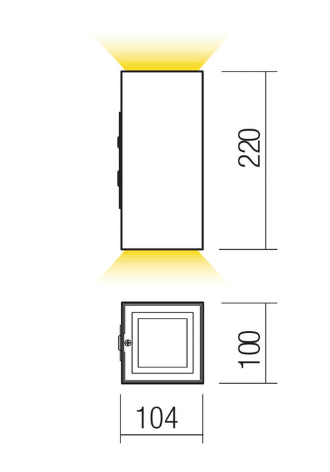 Fișă tehnică HUB - Plafonieră exterior LED 21W