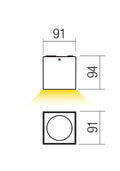 Fișă tehnică TEKO - Plafonieră de exterior LED 7W