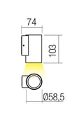 Fișă tehnică RAM - Aplică de exterior LED 4W