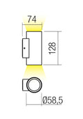Fișă tehnică RAM - Aplică de exterior LED 7W
