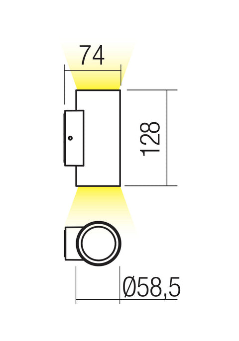 Fișă tehnică RAM - Aplică de exterior LED 7W