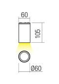 Fișă tehnică RAM - Plafonieră de exterior LED 4W