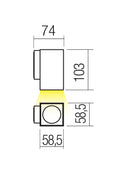 Fișă tehnică QUAD - Aplică de exterior LED 4W