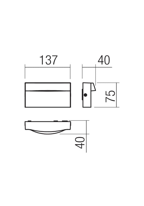 Fișă tehnică POLIFEMO - Iluminat trepte LED 8W