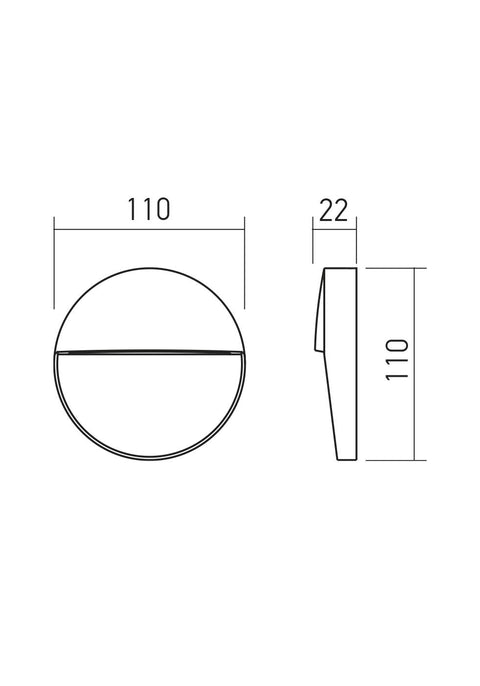 Fișă tehnică LANDER -  - Iluminat trepte LED 3W