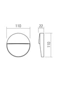 Fișă tehnică LANDER -  - Iluminat trepte LED 3W