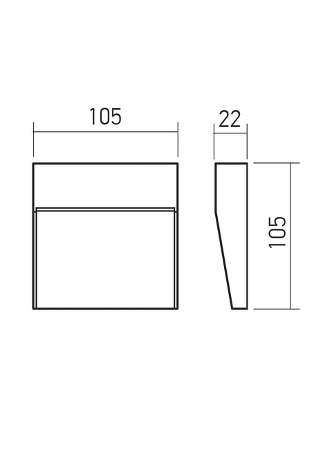 Fișă tehnică LANDER -  - Iluminat trepte LED 3W