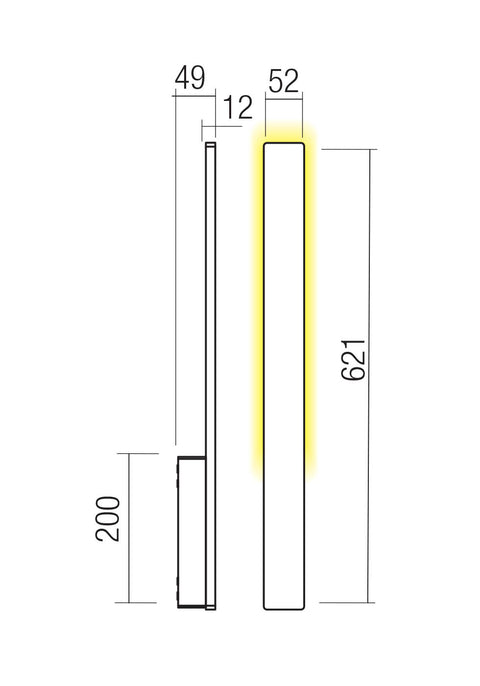 Fișă tehnică REFLEXA - Aplică de exterior LED 6W