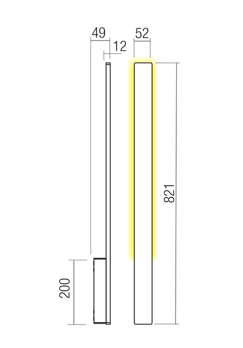 Fișă tehnică REFLEXA - Aplică de exterior LED 10W