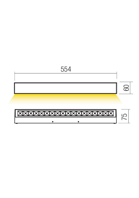 Fișă tehnică AROOS - Aplică de exterior LED 21W