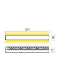 Fișă tehnică AROOS - Aplică de exterior LED 41W