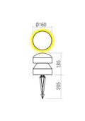 Fișă tehnică CLIFF - Stâlpișor de exterior LED 9W