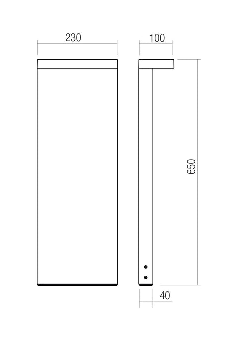 Fișă tehnică KANT - Iluminat trepte LED 15W