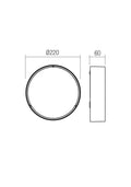 Fișă tehnică NOX - Plafonieră de exterior LED 21W