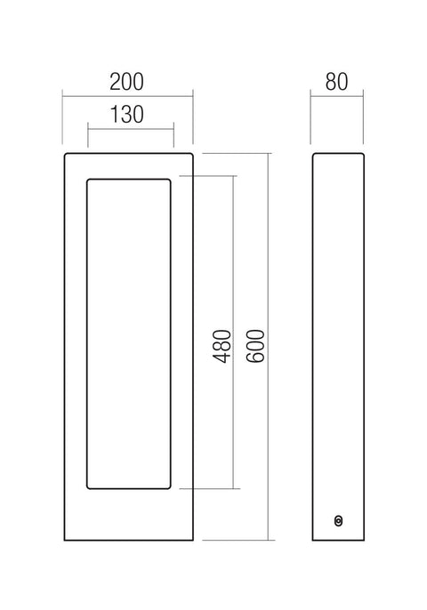 Fișă tehnică SANDER - Stâlpișor de exterior LED 10W