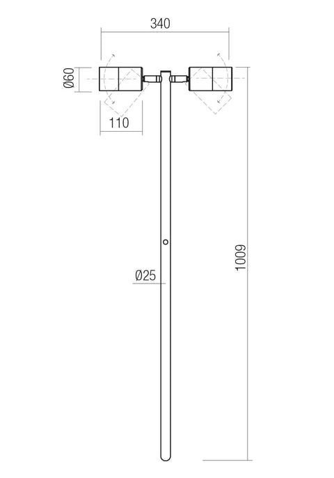 Fișă tehnică STAKE - Lampă pentru sol, aplicată  65