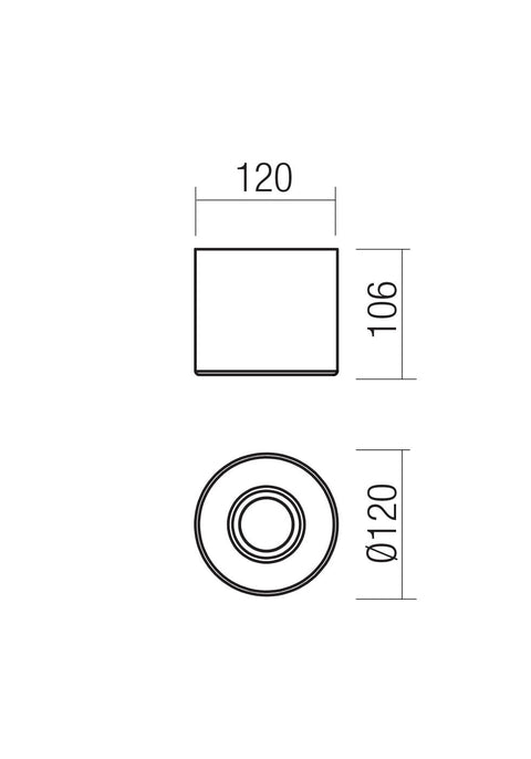Fișă tehnică FUNN - Plafonieră de exterior LED 9W