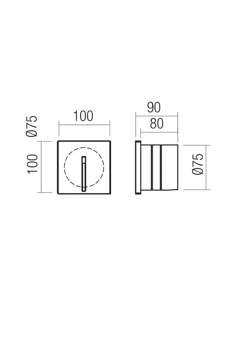Fișă tehnică BAST - Iluminat trepte LED 2,5W